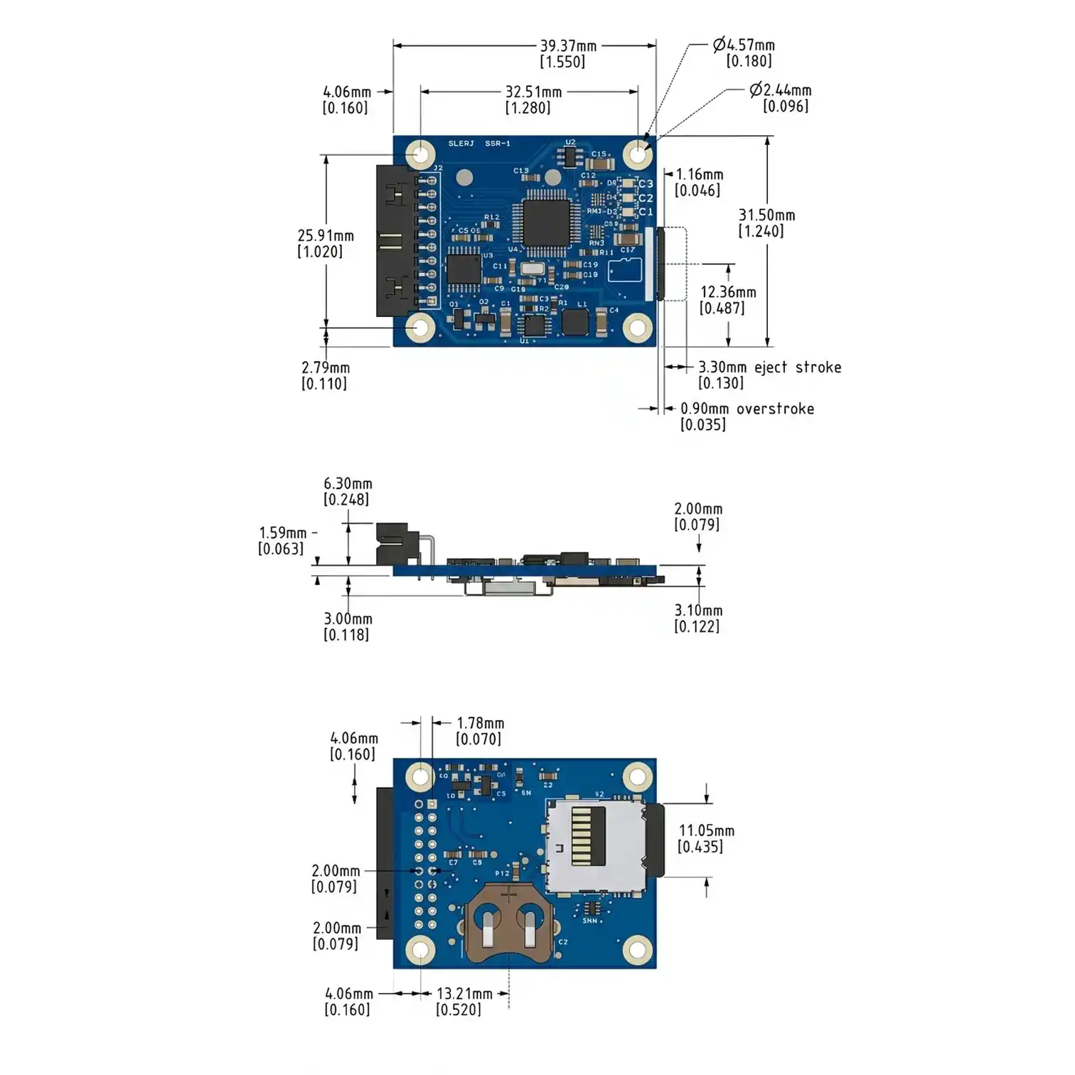 SSR-1 Dimensions Drawing