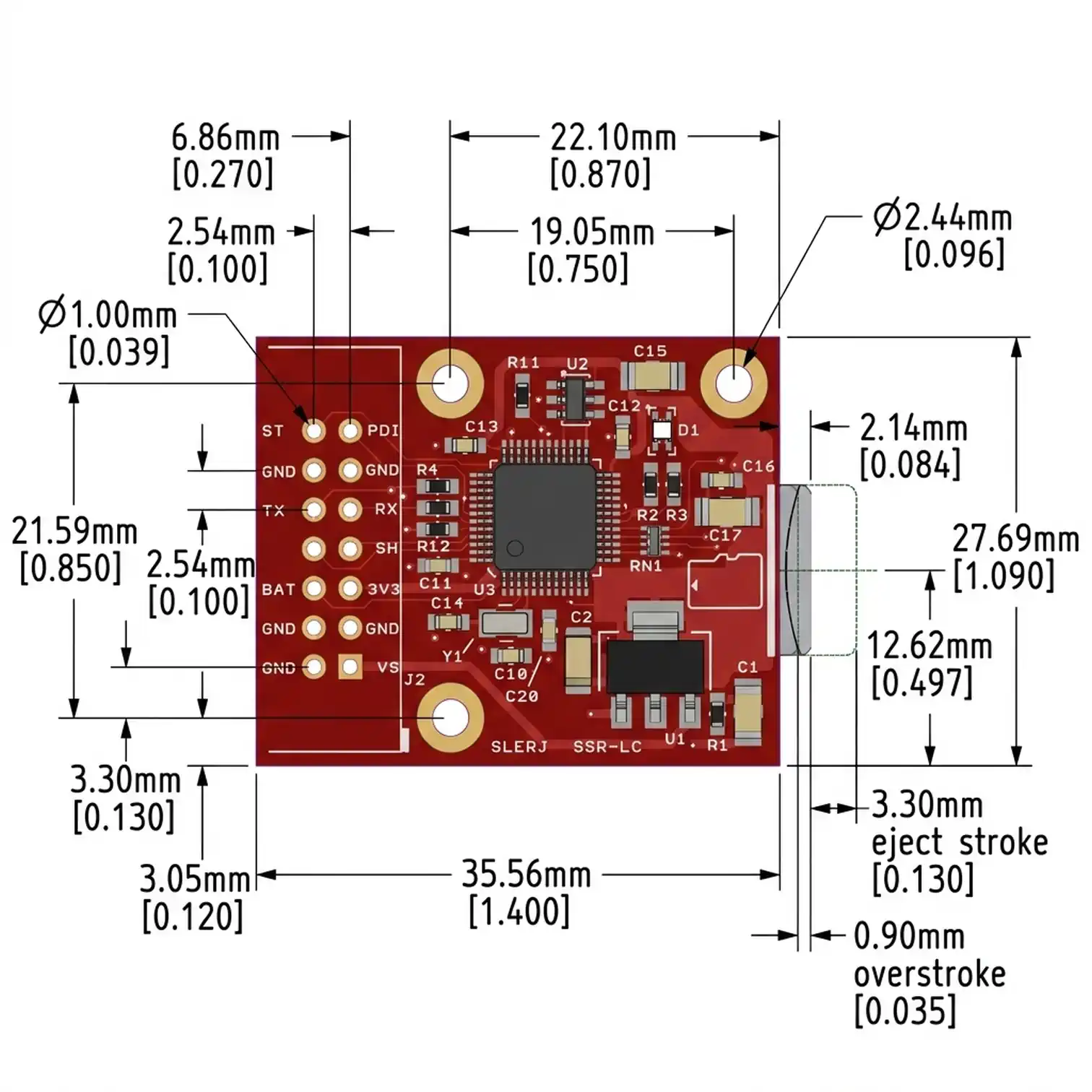 SSR-LC Dimensions Drawing